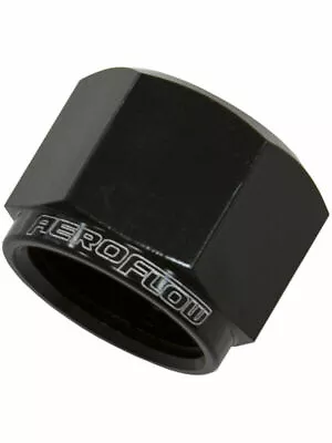 Aeroflow AN Flare Cap -4AN Black (AF820-04BLK) • $13.99