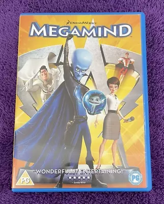 Mega Mind Megamind - Dreamworks Animation - Region 2 2011 DVD FREE UK P&P • £3.95