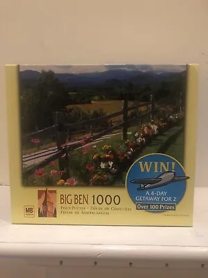 MB Hasbro 1000 Piece Jigsaw Puzzle Mt. Washington NH USA New Unopened Box • $13.02