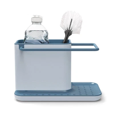 $32 • Buy Joseph Joseph 20cm Sink Accessories Tidy Caddy/Rack/Holder/Storage Blue/Grey