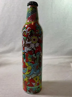 2008 PJ Richardson Mountain Dew Green Label Art Ltd Edition Aluminum Bottle FULL • $19.98