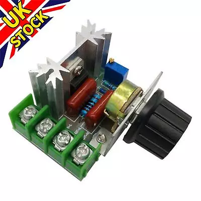 AC 110 220V 2000W High Power SCR Voltage Regulator Dimmer Motor Speed Controller • £7.30