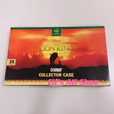 Woolworths Disney Lion King 24 Ooshies Full Set Collection With Collector Case • $99.99