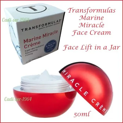 Transformulas Marine Miracle Face Creme 50ml Face Lift In A Jar NEW • £49.99