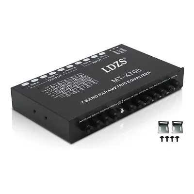 Professional 7 Band Car Equalizer Multifunctional Car Audio EQ Tuning C6A8 H0D2 • £23.98