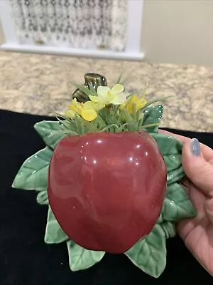 McCoy Apple Wall Vase Wall Pocket Vintage • $48.98