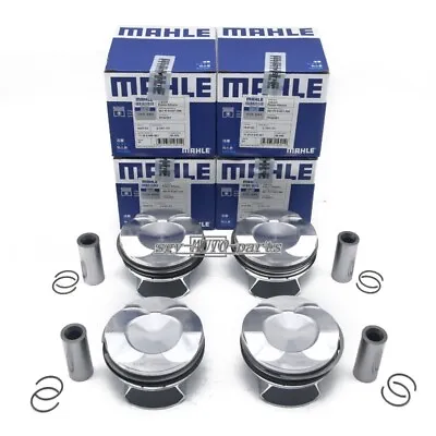 4x MAHLE Pistons&Rings Set 11:1 Φ84mmΦ22m For BMW 320i 520i F22 F30 F31 N20B20 • $243.46