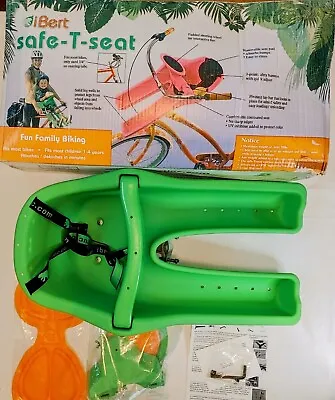 New IBert Safe-T-Seat Green Child Front Mount Bicycle Seat Carrier • $34