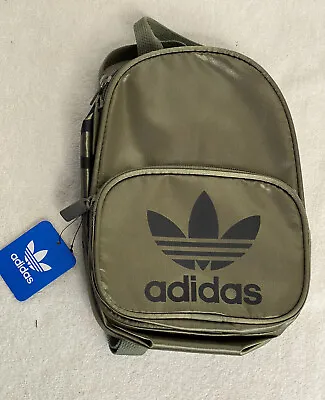 Adidas Originals Santiago Mini II Legacy MILITARY Green & Black BACKPACK  • $59.84