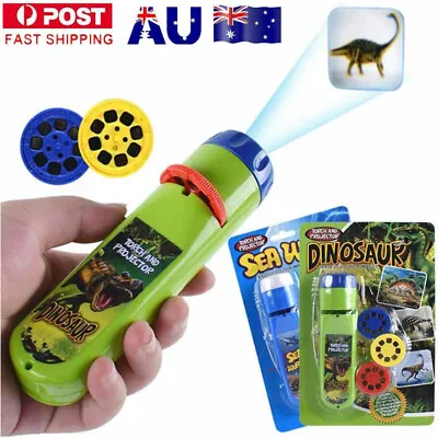 $12.45 • Buy Dinosaur Torch Projector Toys For Kids Age 4 5 6 Year Old Boys Girls Toddler NEW