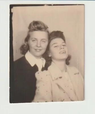 Vintage Photo Booth -sweet Affectionate Young Girl Friends • $24.95