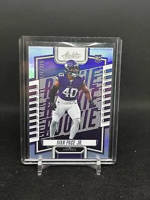 2023 Absolute Football  Ivan Pace Jr /225 SP Foil • $0.55