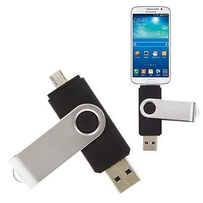 64GB USB 2.0 Swivel Micro-USB Android Smart Phone Tablet OTG Flash Memory Drive • $20