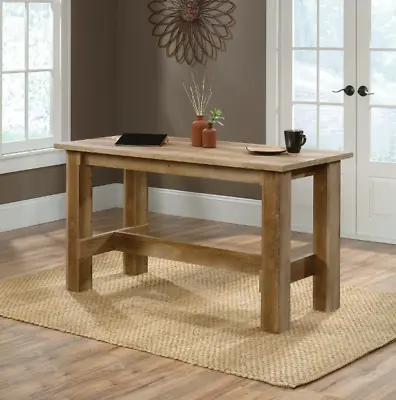 Dining Table Desk Cafe Bar Kitchen Island Rustic Wood 30  Cord Path Home Office • $289.99