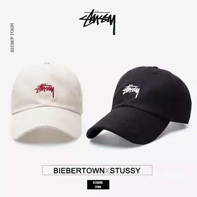 £8.87 • Buy Stussy Vintage Baseball Cap Hat Logo Black Snap Back One Size Black Rare-Classic