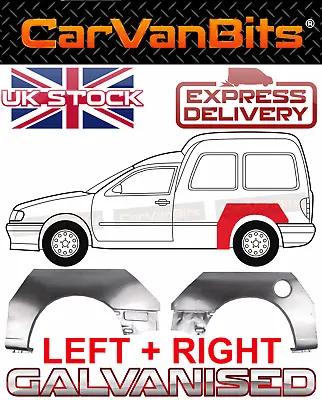 For Vw Caddy Ii Seat Inca 95-04 Rear Wheel Arch Wing Repair Body Panel Pair • $174.06