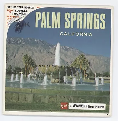 Palm Springs California Rare Viewmaster Packet A 195 - Mint - Free Shipping • $24.95