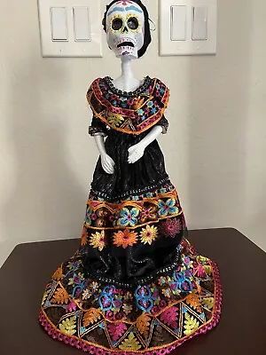 Beautiful 16  Handmade La Catrina Dia De Los Muertos Day Of The Dead - • $55