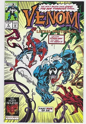 VENOM LETHAL PROTECTOR 5 NM 1st PRINT AMAZING SPIDERMAN 1993 LB3 • $5.99