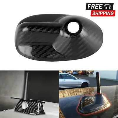 US Real Carbon Fiber Roof Antenna Cover For Mini Cooper R56 R56LCI 07-13 Black • $23.74