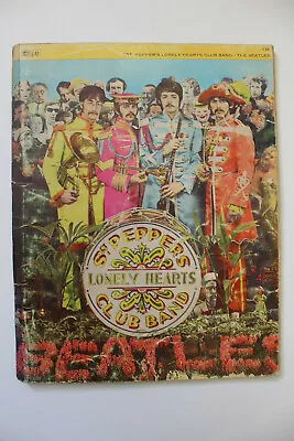 Vintage 1967 Song Book - The Beatles - Sgt. Peppers Lonely Hearts Club Band • $23