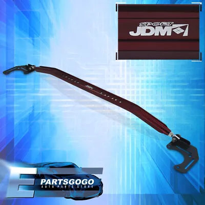 For 94-98 Ford Mustang Front Upper Aluminum Strut Tower Engine Bar Brace Rod Red • $53.99