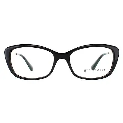 Bvlgari Glasses Frames 4145B 501 Black Gold 53mm Womens • $281.60