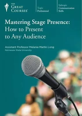 The Great Courses - Mastering Stage Presence - Dvd & Coursebook - New Sealed • $14.27