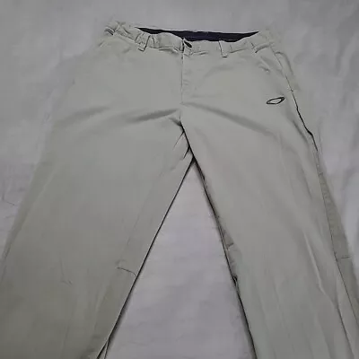 Oakley Golf Pants Men's 30 X 30 Cotton Stretch Beige • $16.65