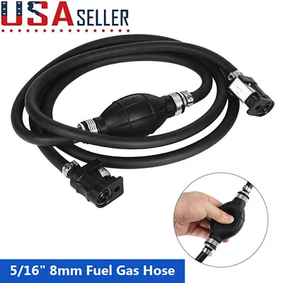 5/16  Gas Hose Fuel Line Assembly Primer Bulb Universal For Boat OUTBOARD Marine • $18