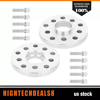 (2) 17 Mm Hubcentric Wheel Spacers 5x100 & 5x112 For Audi A4 A8 Quattro VW Jetta • $39.80