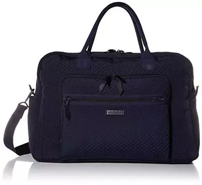 Vera Bradley Women's Microfiber Weekender Travel Bag Navy One Size • $146.45