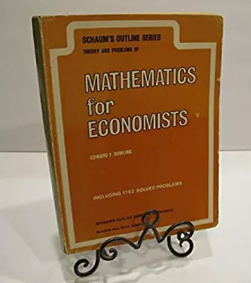 Schaum's Outline Of Mathematics For Economists Paperback Seward T • $6.35