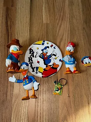 Vintage Donald Duck Lot Tootsie Toy Button Keychain Old Disney • $5.99