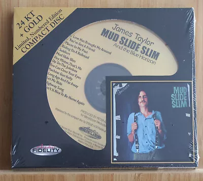 JAMES TAYLOR - Mud Slide Slim AUDIO FIDELITY 24K GOLD CD AFZ 128 SEALED / OVP • £42.77