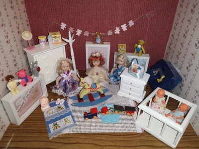 £36.38 • Buy Dollhouse Furniture Kids Room Dollhouse Furniture Kidsroom Set 1:12