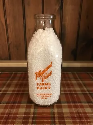 Pleasant View Farms Dairy Milk Bottle • $15