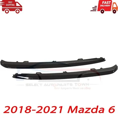 New Fits 2018-2021 MAZDA 6 Bumper Trims Front Lower Left & Right Side Set 2pcs • $45.50