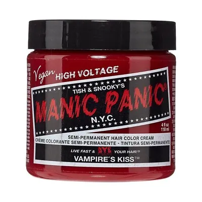 Manic Panic NYC Vampire's Kiss Semi Permanent Hair Color Cream 118ml • £10.39