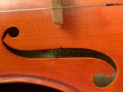$17999.99 • Buy Early Todd Goldenberg Fine Violin Ann Arbor MI  1984 Contemporary American Maker