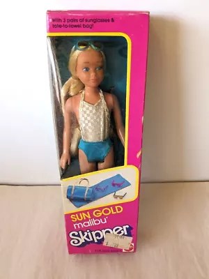 Barbie Skipper Malibu Sun Gold Doll 1983 • $35