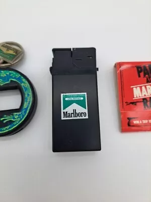 Vtg 4 Pcs Marlboro Lot 2 Unused Matches Used Keychain~Bottle Opener~Lighter • $15