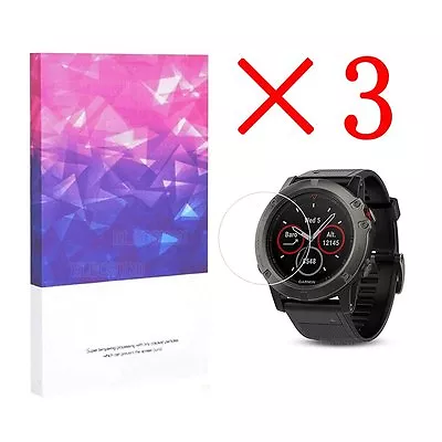 For Garmin Fenix 5X High Definition Film Clear Screen Protector (3 Packs) • $10.66