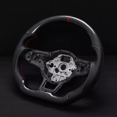 Real Carbon Fiber Sport Steering Wheel VW MK7/7.5 Golf GTI Jetta Polo 2013-2020 • $399