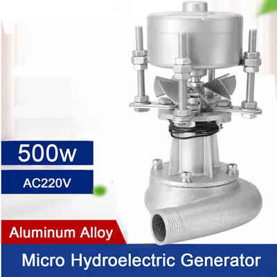 Micro Hydroelectric Generator Hydro Power Station Water Turbine Generator US • $167.99