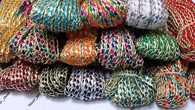£2.25 • Buy 2 Yard Beautiful Embroidered Pattern Lace Trimming Ribbon Net Wedding Dress