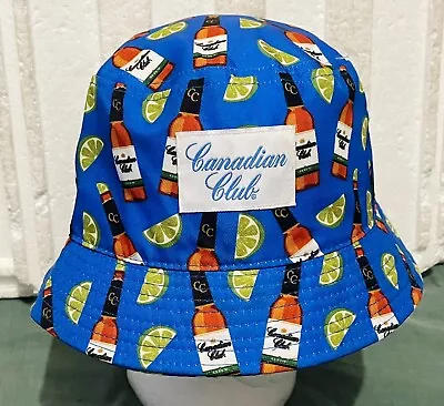 Canadian Club Bucket Hat OSFM Limited Edition Collectable Beer Promotional Blue • $15