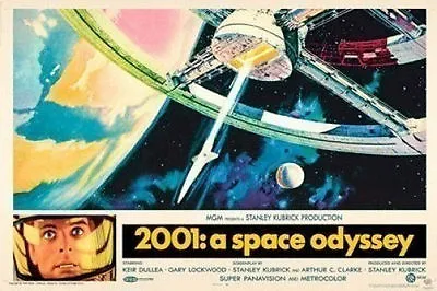 2001: A SPACE ODYSSEY - MOVIE POSTER - 24x36 SHRINK WRAPPED - KUBRICK 19155 • £11.35