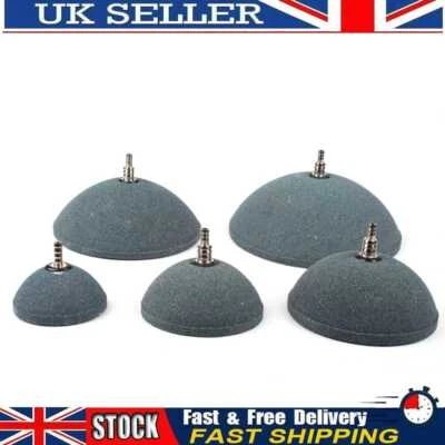 £6.19 • Buy 6/8/10/12cm Aquarium Pond Pump Hydroponics Diffuser Fish Tank Ceramic Bubble UK