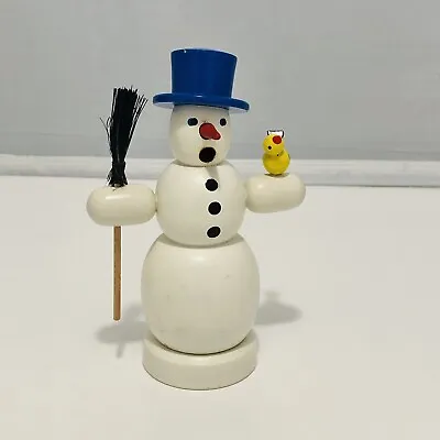 Vintage Snowman Incense Smoker Handmade In German Democratic Republic 6” • $39